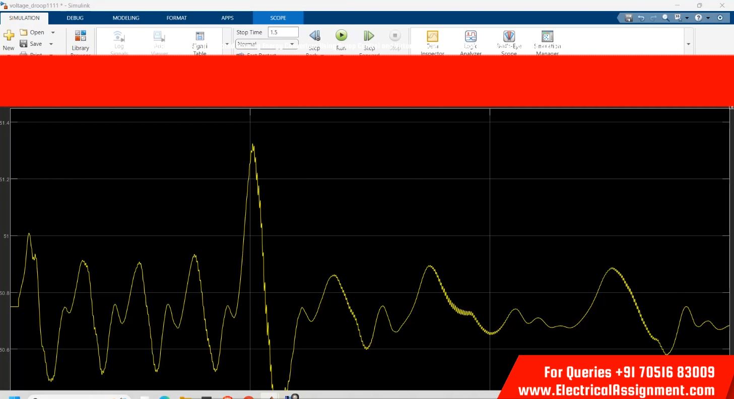Virtual Synchronous Generator Control for Low-Inertia IEEE 14-Bus Solar Grid Frequency & RoCoF Analysis screenshot 11